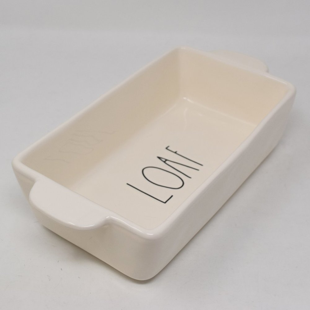 Rae Dunn Loaf Bake Pan Baking Dish Ceramic New